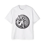 Woman & Leopard Graphic Tee-INNBLAC Fashion Apparel