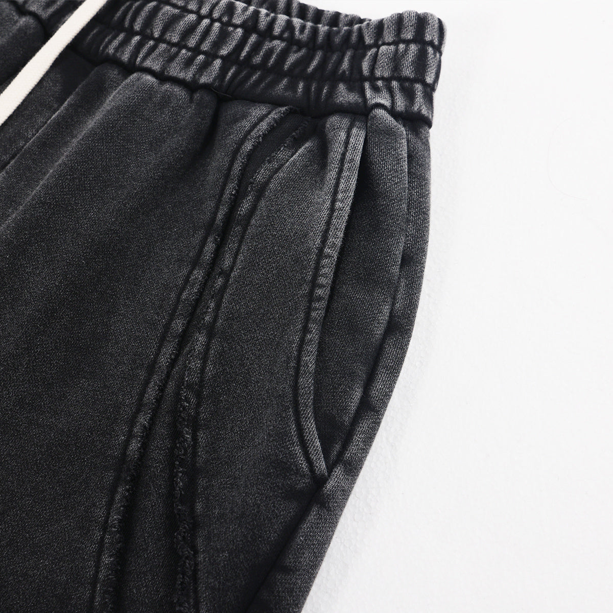 Side Detail Waisted Relaxed Fit Sweatpants