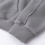 Double Slider Fleece Kangaroo Pocket Hoodie
