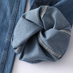 Distressed Paint Splatter Barrel-Leg Jeans