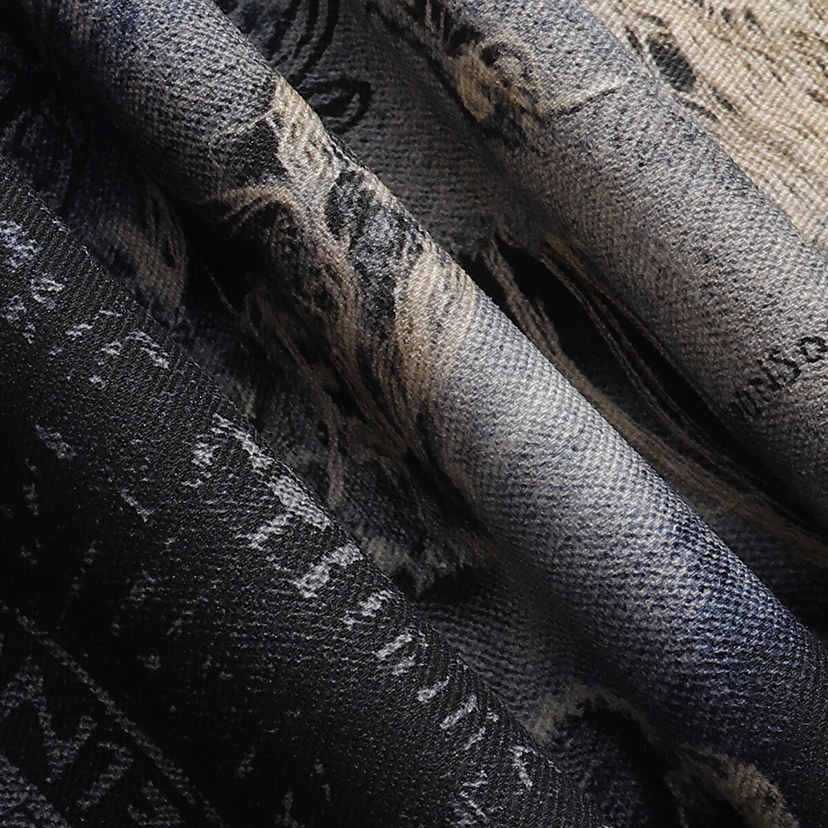 Unisex Streetwear Printed Baggy Jeans