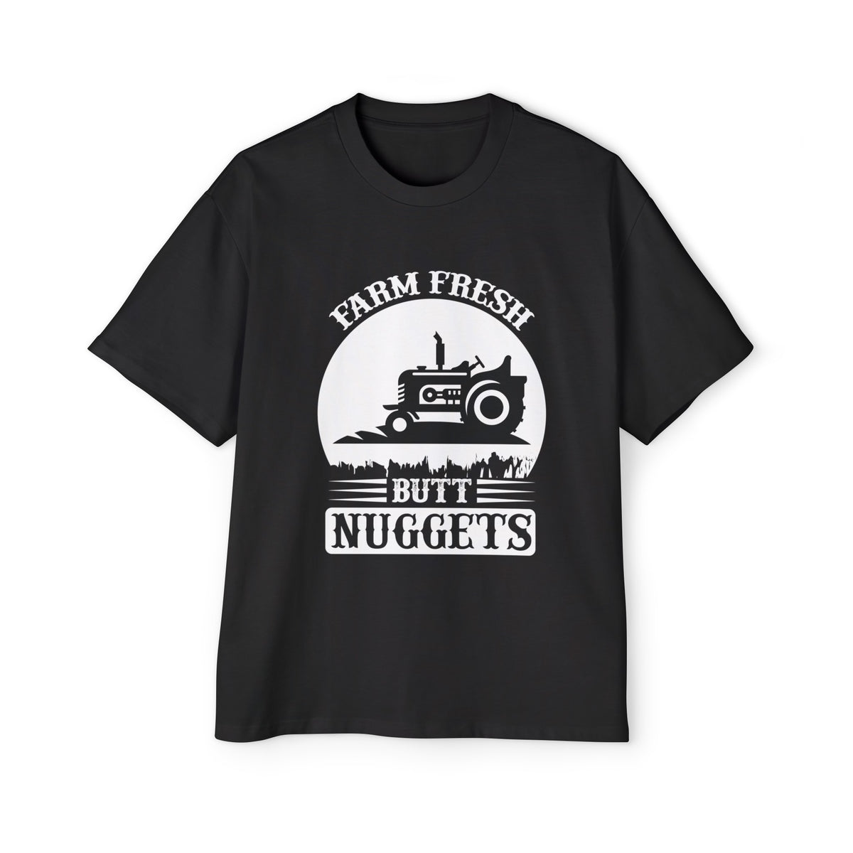 Farm Fresh Butt Nuggets Graphic Tee-INNBLAC Fashion Apparel