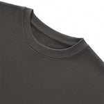Boxy Cropped Raw Edge T-Shirt