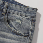 Vintage Wide Leg Distressed Relaxed Jeans
