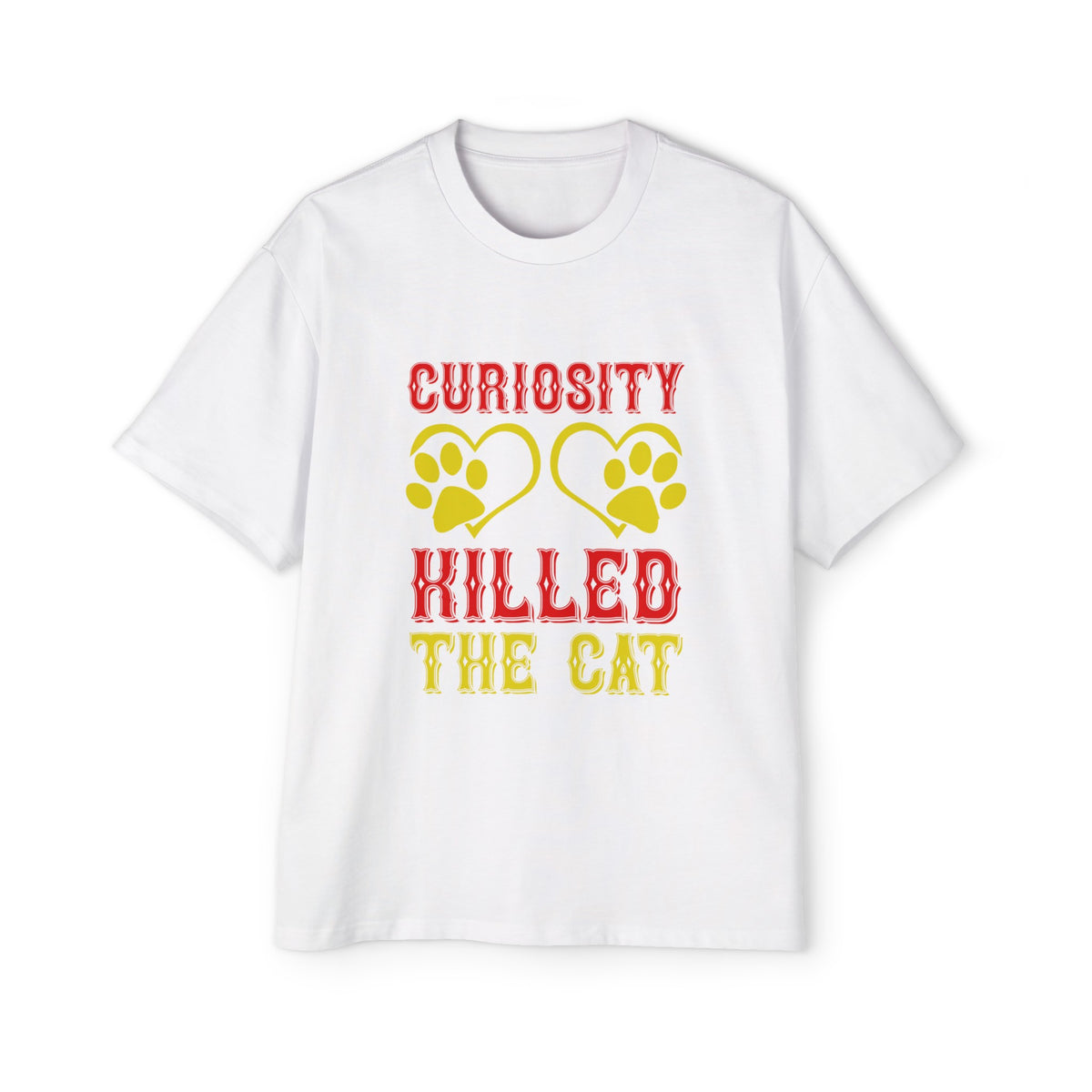 Curiosity Killed The Cat Graphic Tee-INNBLAC Fashion Apparel