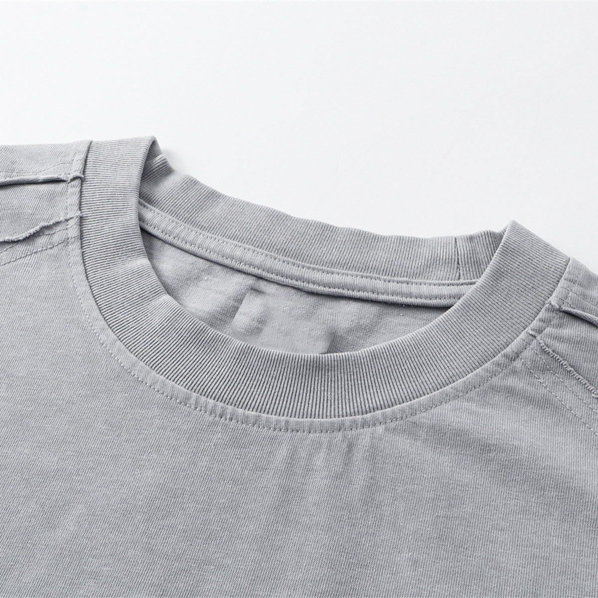 Deconstructed Oversized Tee Decorative Seam Detailing