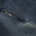 Bermudas con cintura elástica y cremallera decorativa