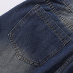 Cartoon Patchwork Distressed Barrel Jeans