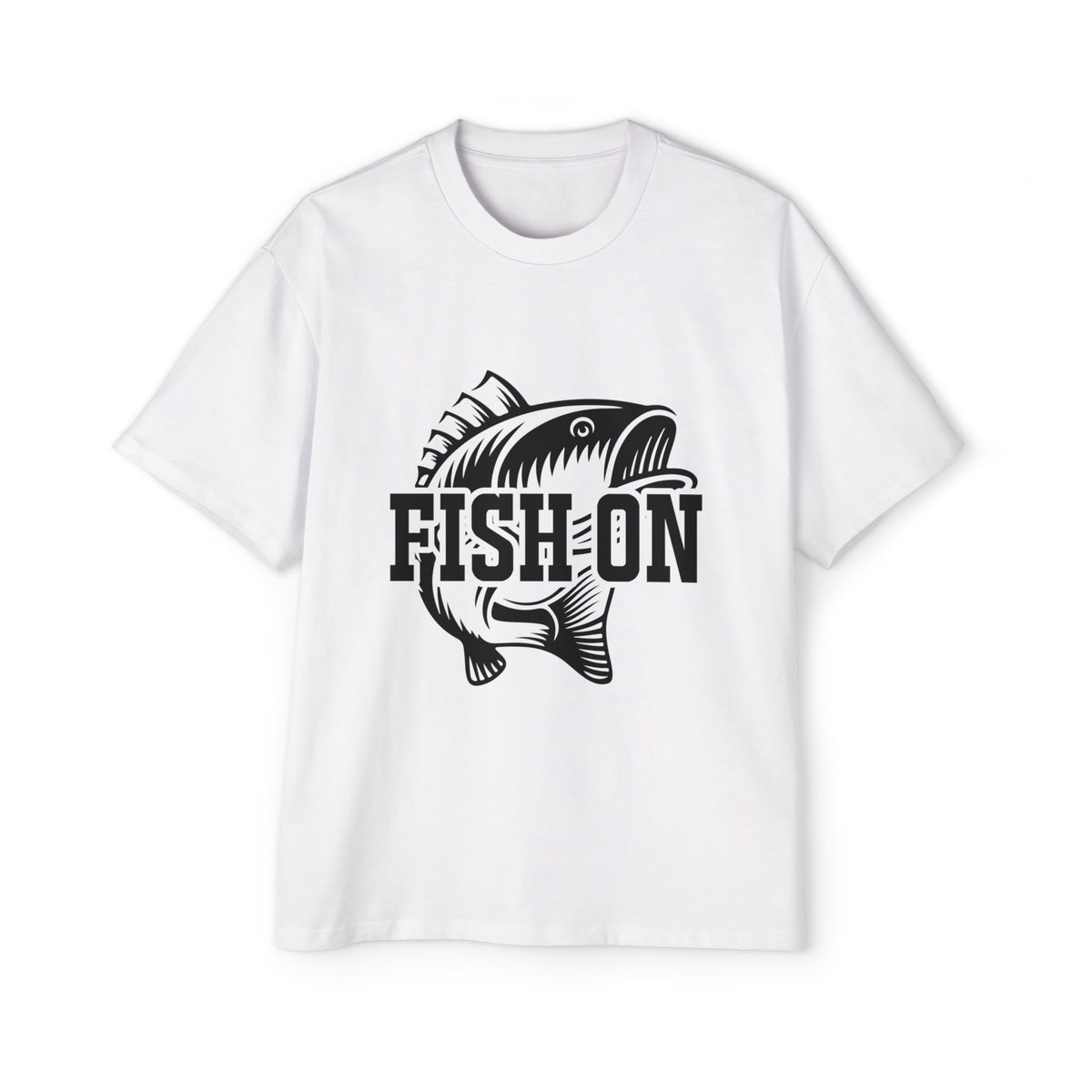 Fish On Graphic Tee-INNBLAC Fashion Apparel