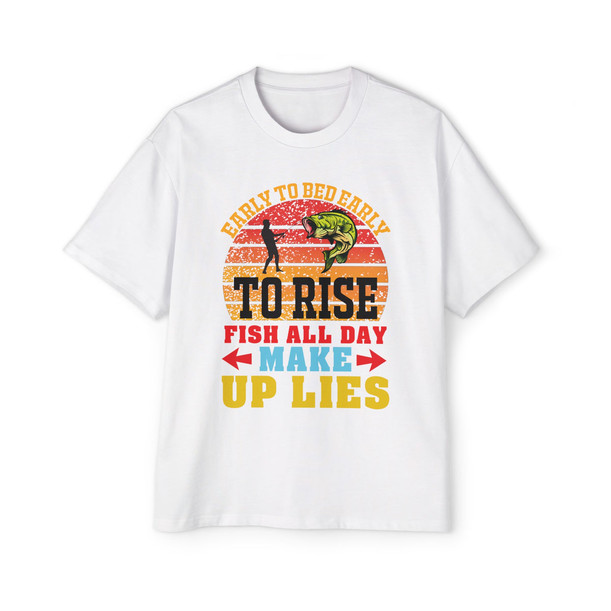 Quote & Fish Graphic Tee-INNBLAC Fashion Apparel