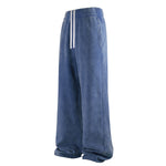 Sweatpants Washed Wide-Leg Vintage Streetwear Joggers