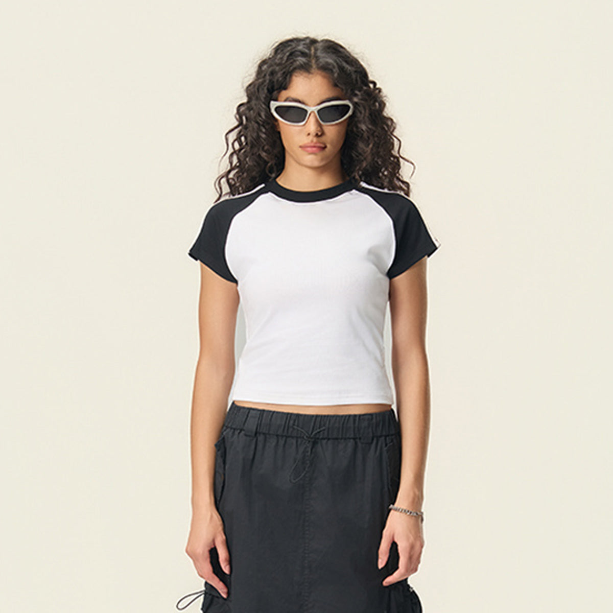 Women’s Color Block Raglan Tee