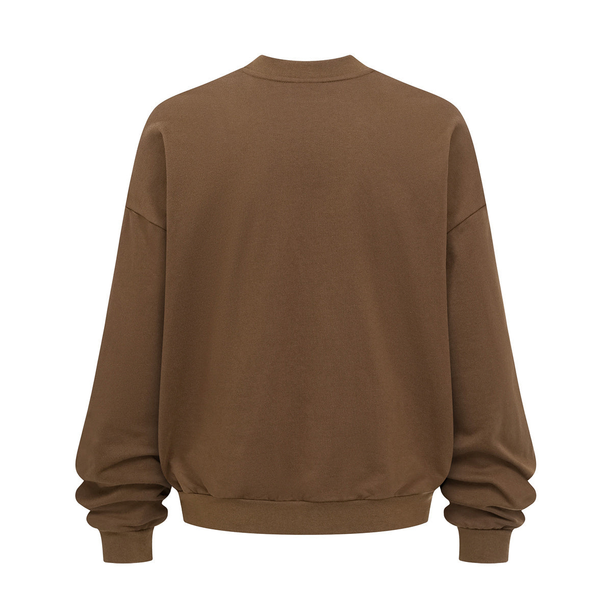 Brushed Fleece Soft Crewneck Pullover Sweatshirt