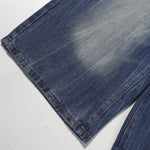 Bermudas vaqueras rasgadas con parches de camuflaje