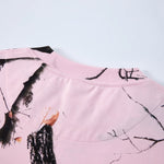 Nature Branch Print Pink Camo Short Sleeve Tee
