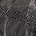 Streetwear Vintage Wash Denim Jacket