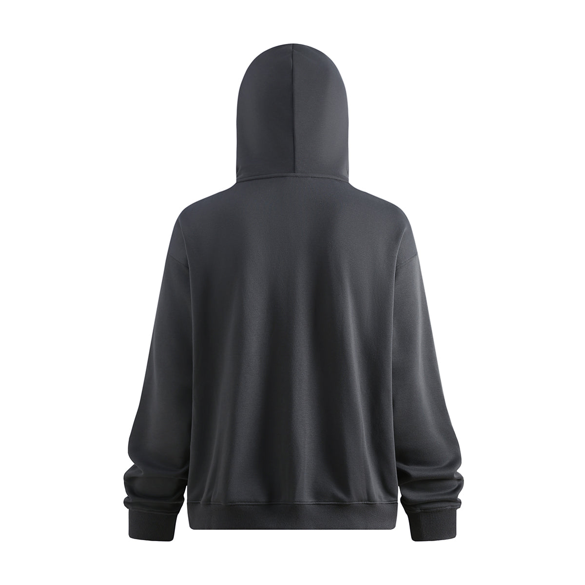 Unisex Full-Zip Fleece Layered Hood Hoodie