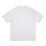 Crew Neck Solid Color Cotton Tee 7.5oz
