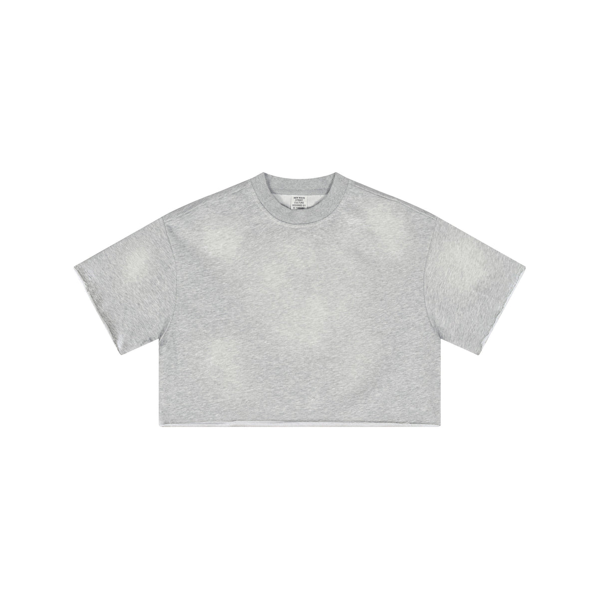 Heavyweight Washed Crop T Shirt-INNBLAC Fashion Apparel