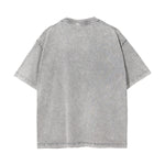 Street Art Stone Wash Graphic Tee-INNBLAC Fashion Apparel