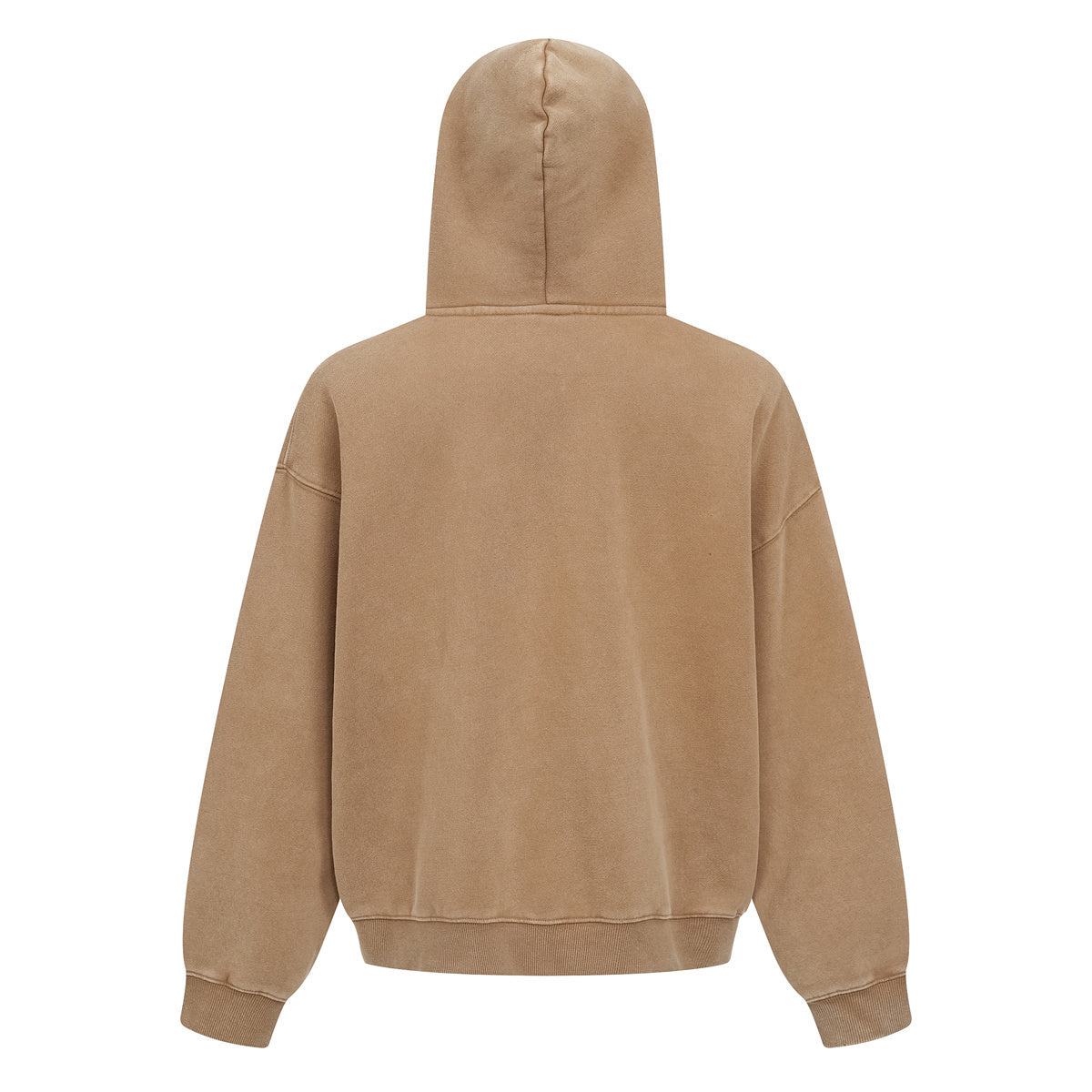 Vintage Oversized Full Zip Kangaroo Pocket Hoodie