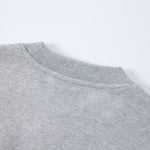 Sleeveless Boxy Fit Crewneck Sweatshirt Vest