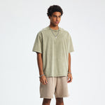 Vintage Washed Patchwork T Shirt 8oz