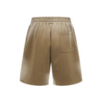 Splatter Dye Washed Distressed Air Mamba Shorts