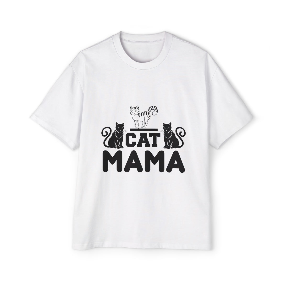 CAT MAMA Graphic Tee-INNBLAC Fashion Apparel