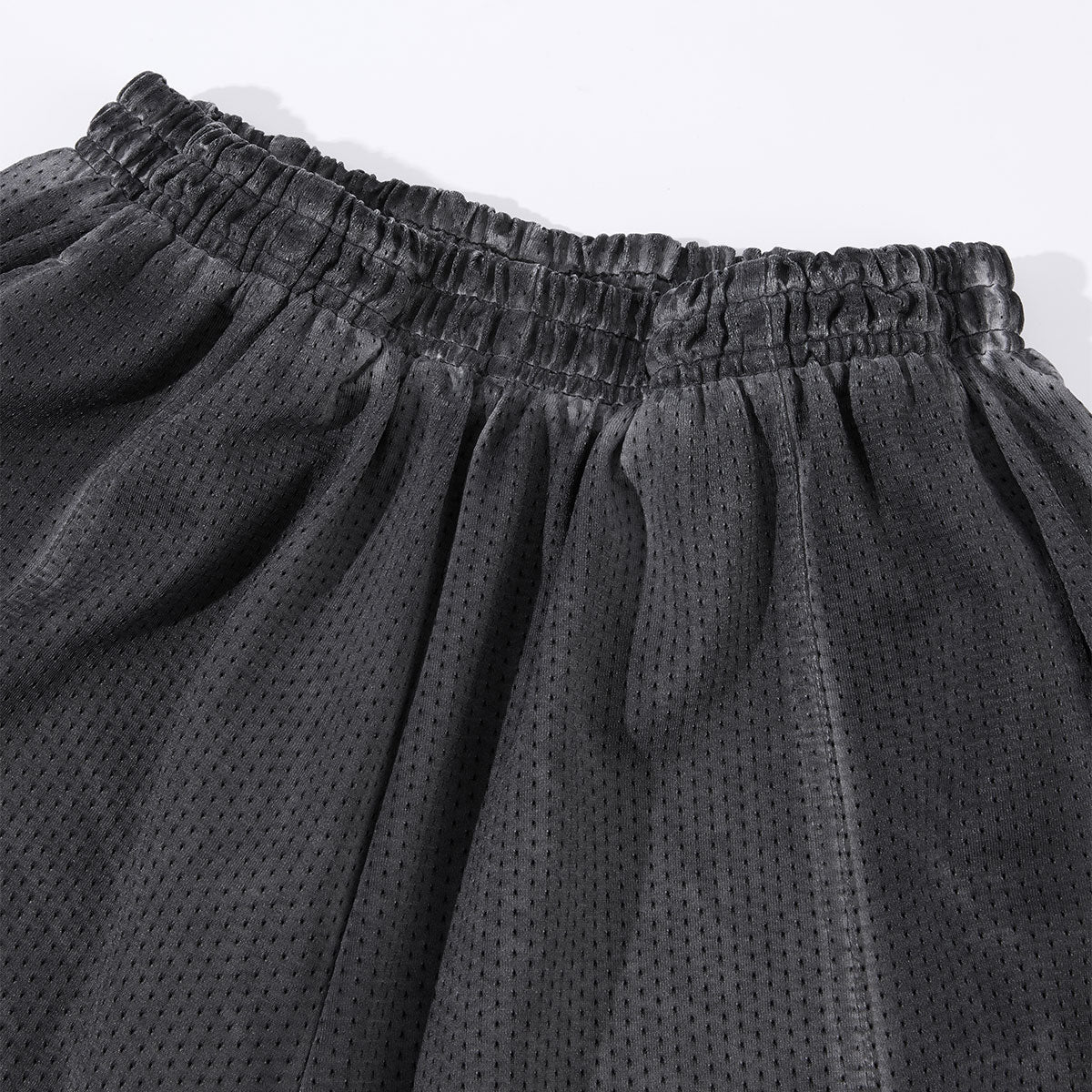 Heavy Wash Vintage Distressed Mesh Straight Pants