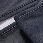 Splatter Wash Distressed Wide Leg Jeans