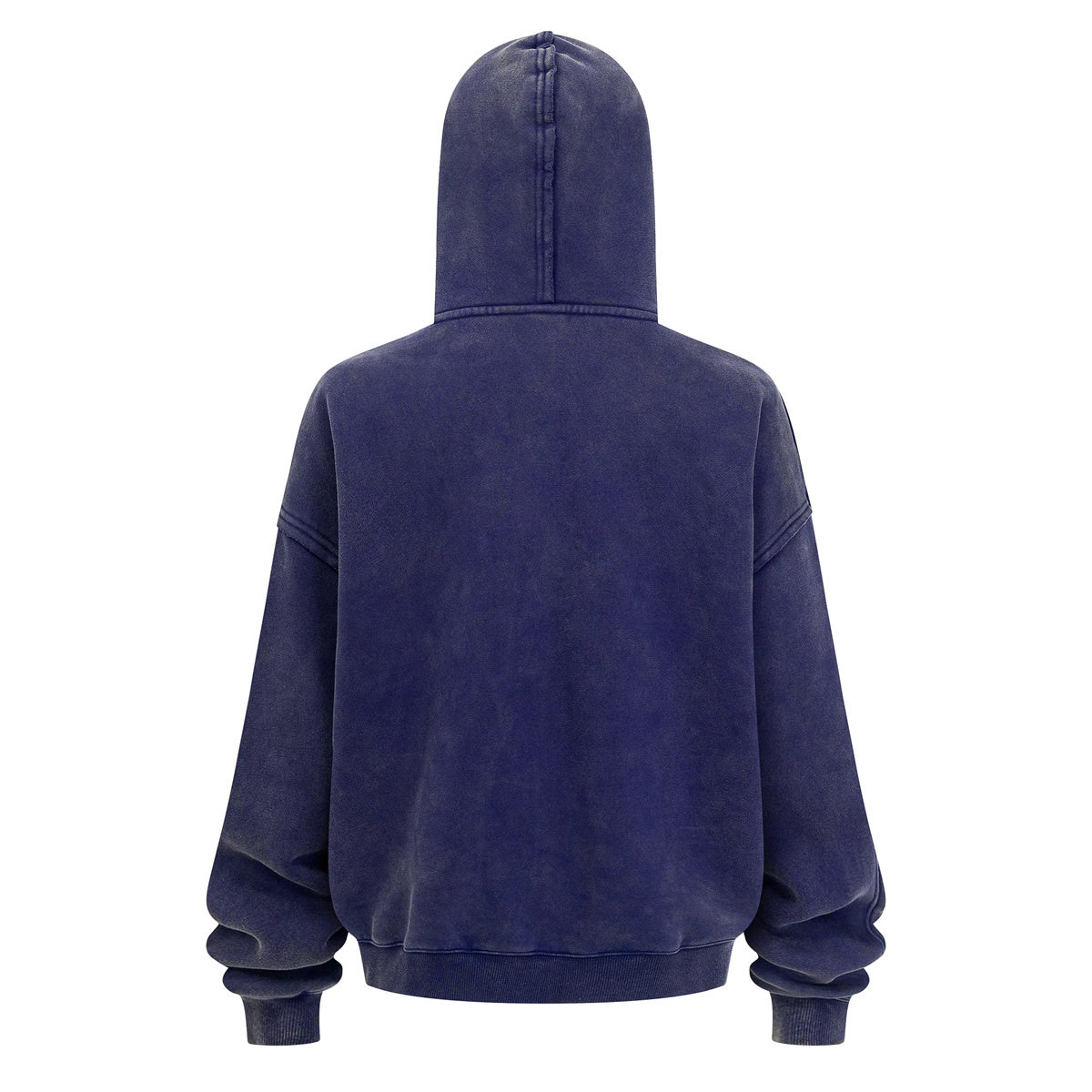 Oversized Vintage Washed Zip Up French Terry Hoodie