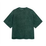 Camiseta vintage lavada, cuadrada y pesada, 8.25 oz