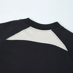 Color Block Oversized Sporty Raglan T-Shirt