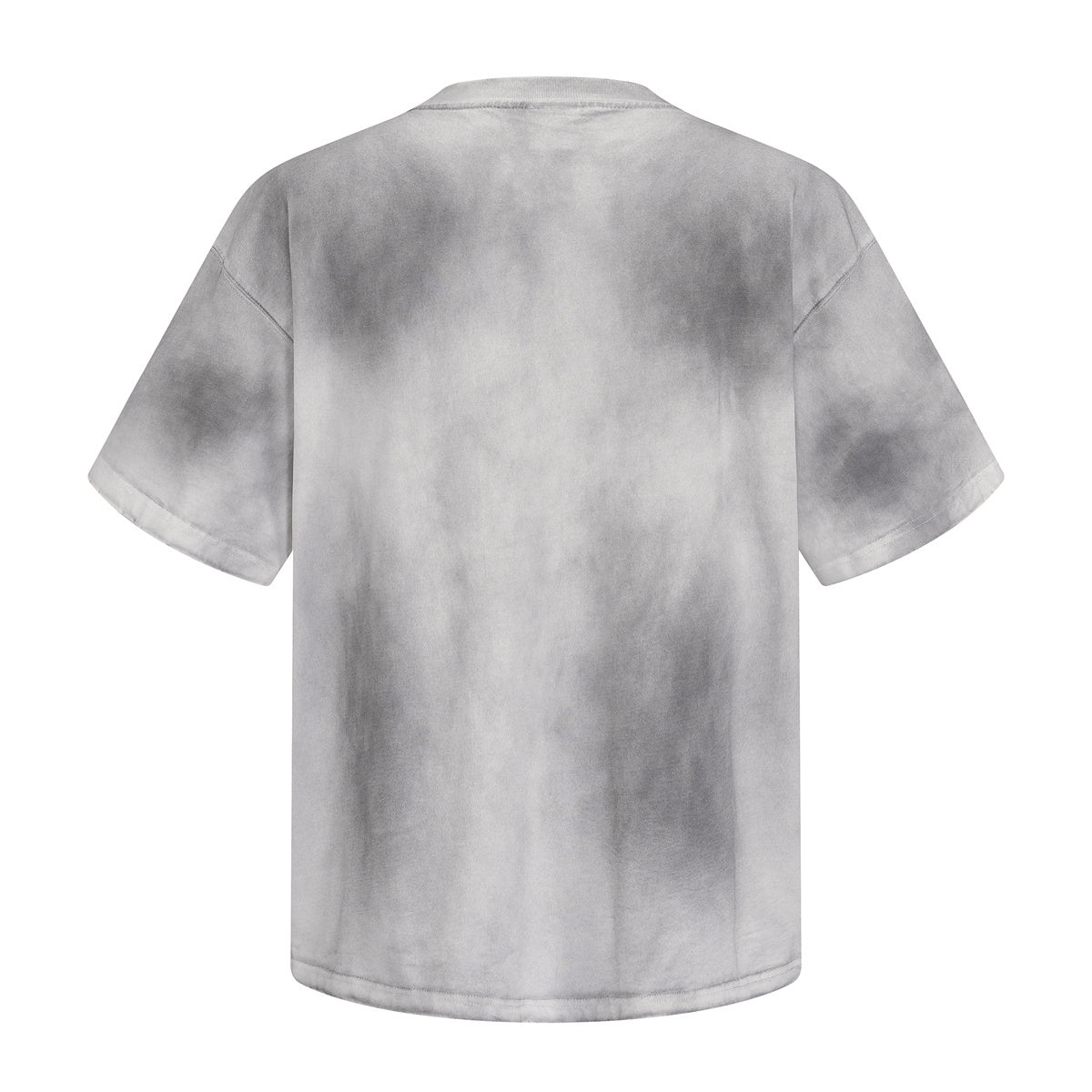 Swirl Dyed Distressed Pocket Loose Fit Crew Tee