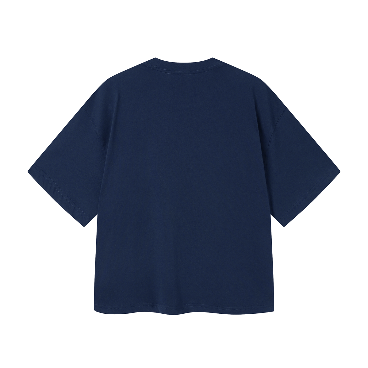 Camiseta cuadrada de color sólido de peso pesado de 8.25 oz