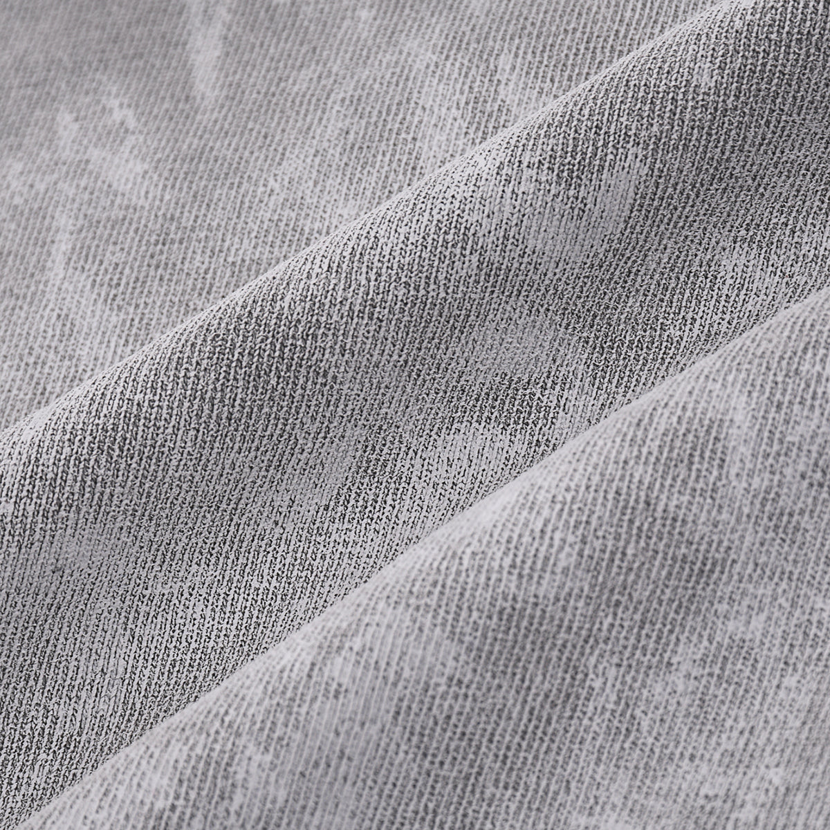 Sudadera holgada de algodón pintada en gris