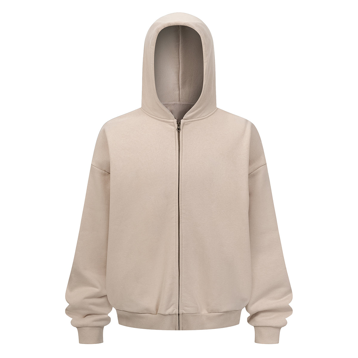 Fleece Lined Full Zip Front Hoodie