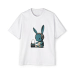 Bunny Music Lover Vintage Graphic Tee-INNBLAC Fashion Apparel