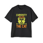 Curiosity Killed The Cat Graphic Tee-INNBLAC Fashion Apparel