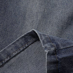 Bermudas vaqueras rasgadas con parches de camuflaje