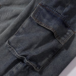 Pantalones vaqueros holgados con estampado de serpiente