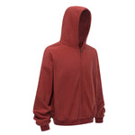 Fleece Lined Full Zip Front Hoodie