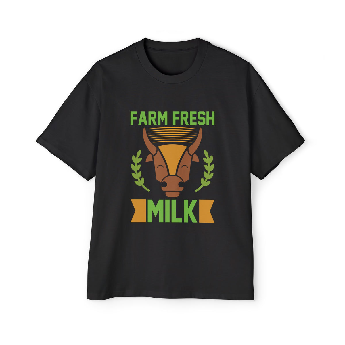 Farm Fresh Milk Graphic Tee-INNBLAC Fashion Apparel