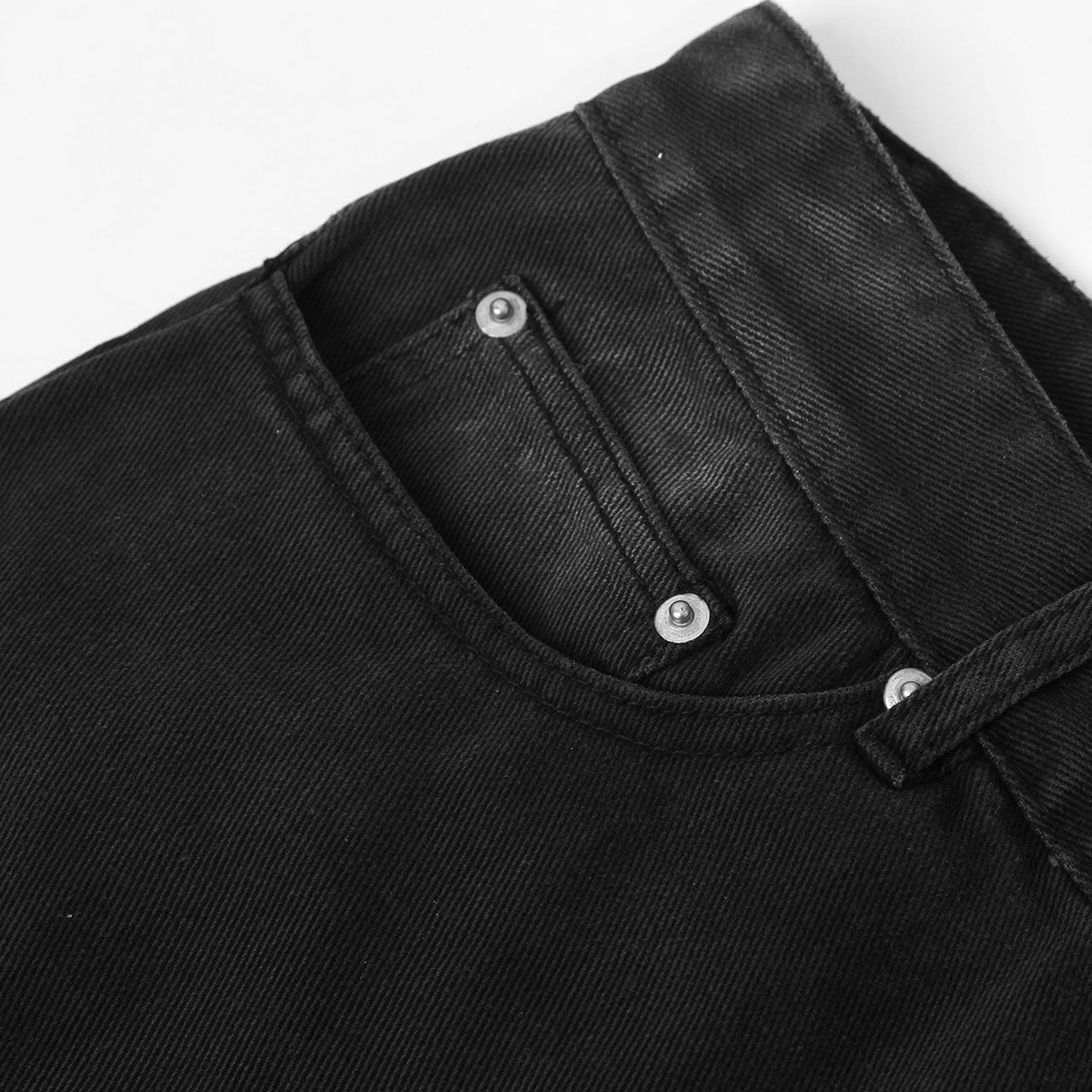 Relaxed Straight Washed-Faded Jeans