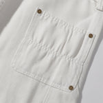 Zipper Hem Slight Flared Leg Cargo Pants