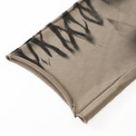 Distressed Spray-Paint Vintage Inspired Cuffed Sweatpants