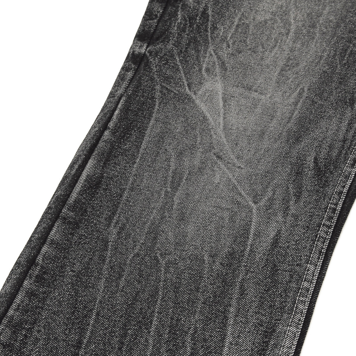 Vintage Black Wrinkle Wash Baggy Jeans