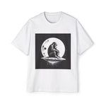 Lonely Monkey Sitting On UFO Graphic Tee-INNBLAC Fashion Apparel