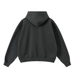 Soft Cotton Fleece Zip Up Hoodie Kangaroo Pockets